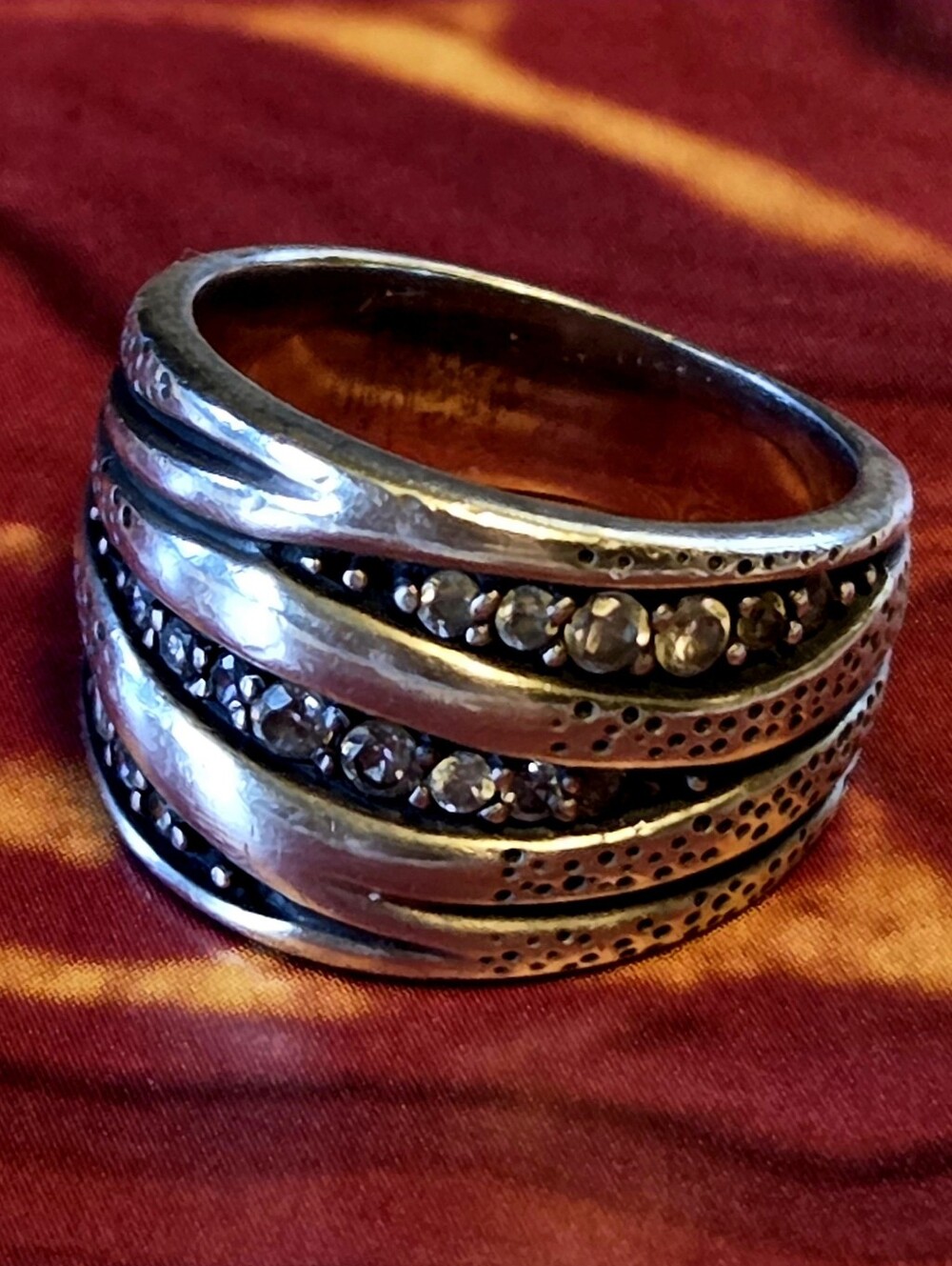 Silpada Sterling Silver & Zirconia Ring